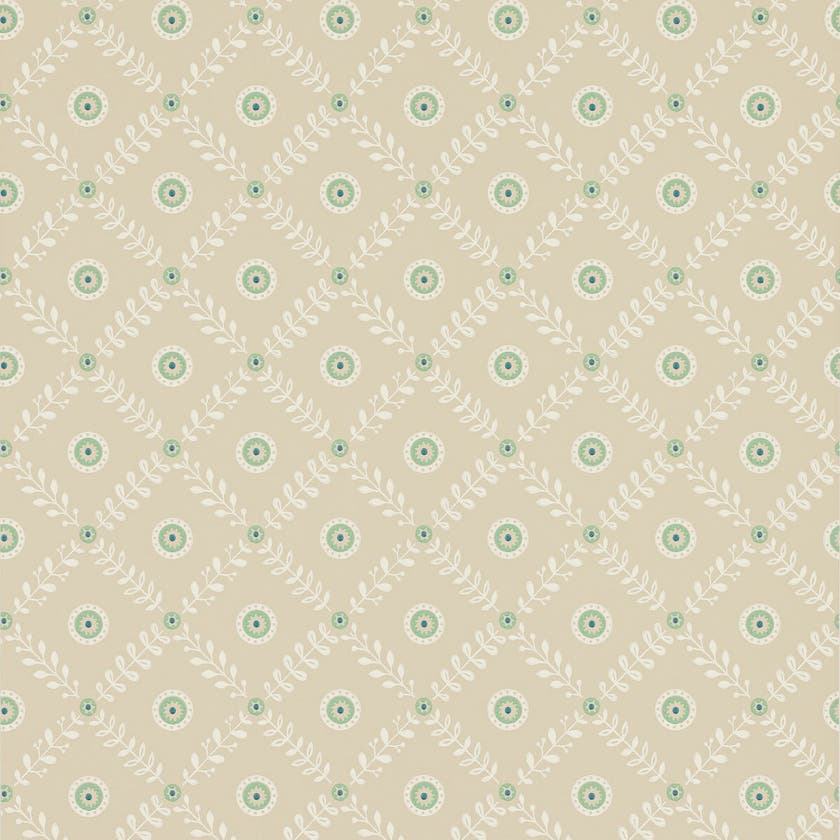 Jane Churchill - Payton Beige/Aqua
