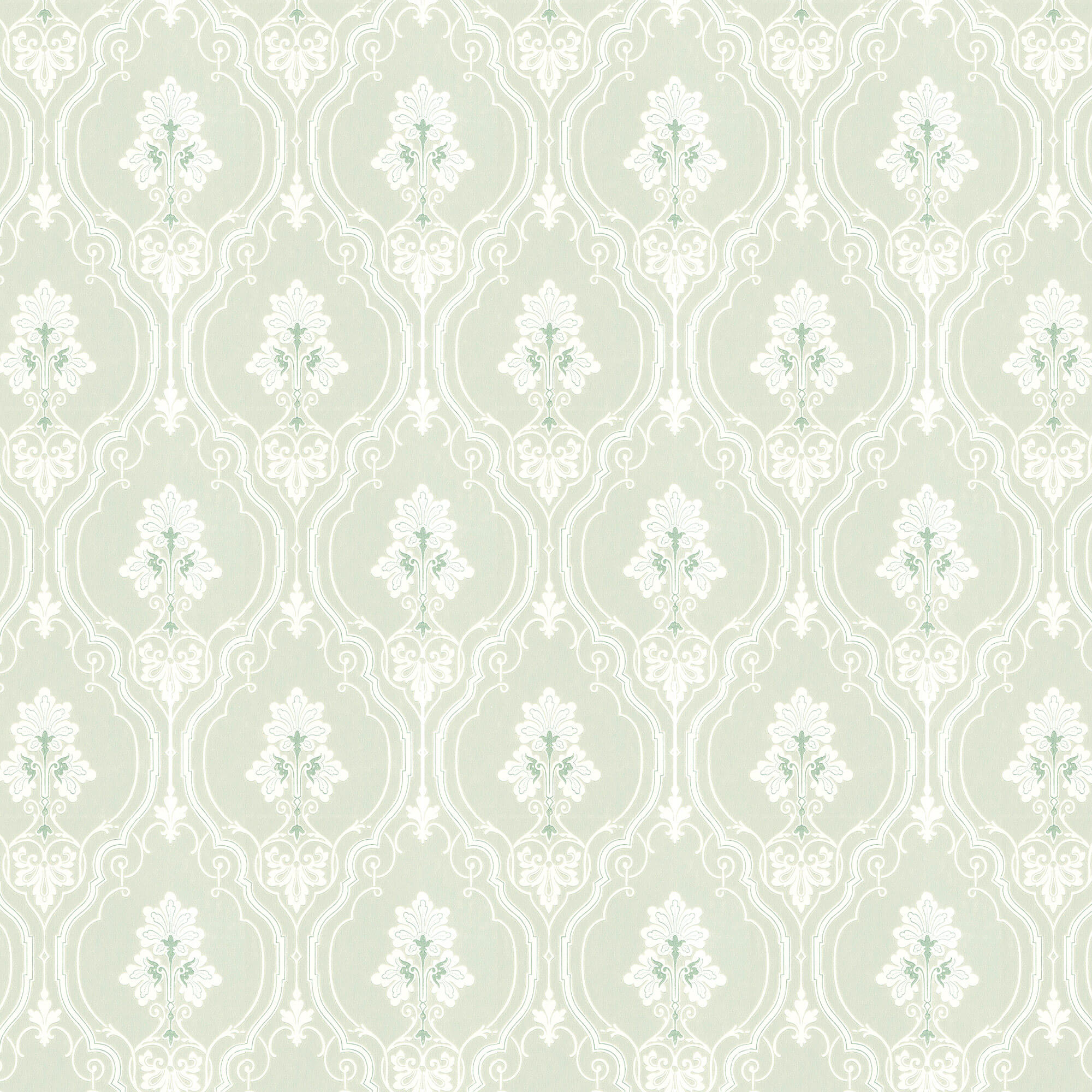 Lim & Handtryck - Älgå - Vit/Grön K34-56