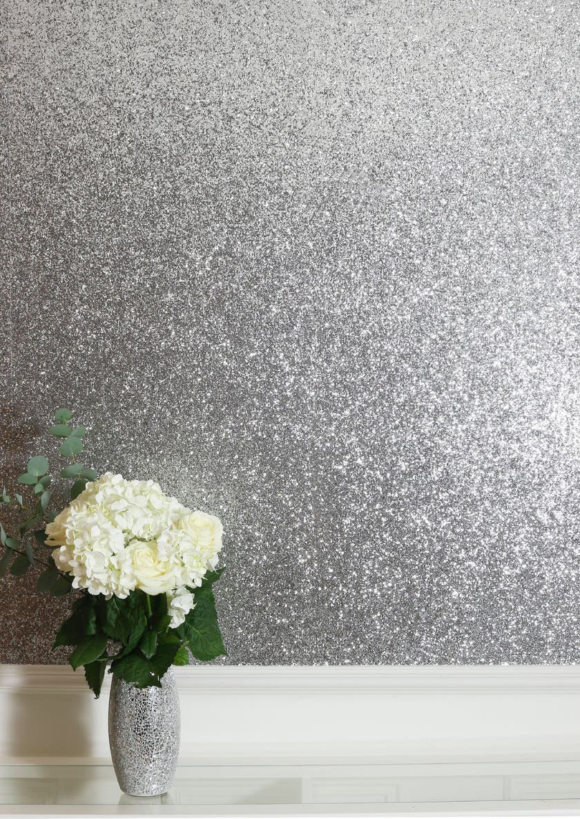 Sequin Sparkle Silver