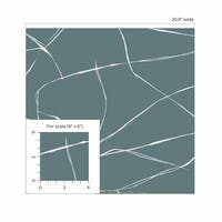 Peel & Stick Inkwork Abstract Blue Dusk NW53202