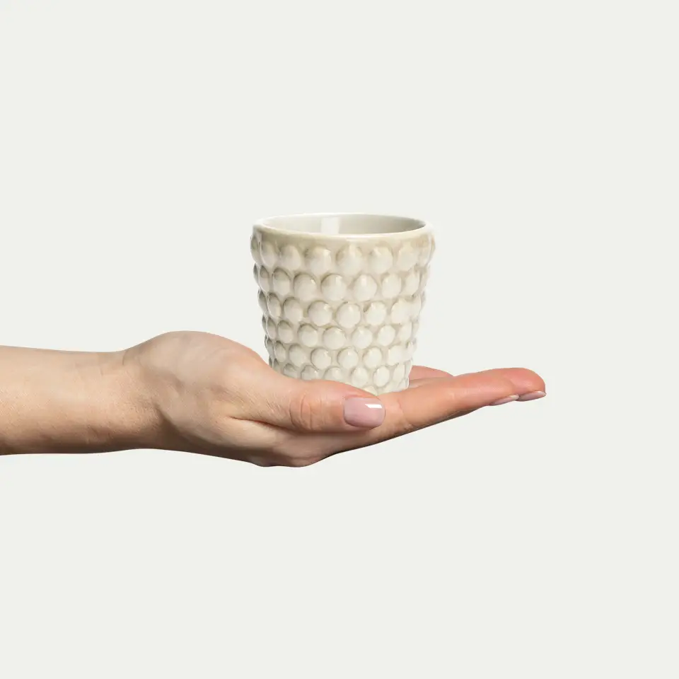 Bubbles Espressokopp 7 cm Sand