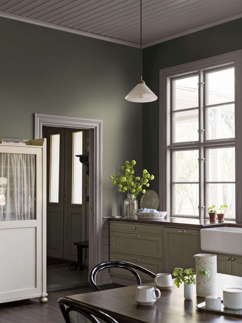 Boråstapeter - Canvas Olive