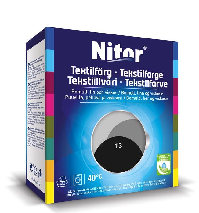 Textilfärg Djupsvart 13