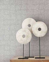Peel & Stick Organic Squares Fog Grey NW55908