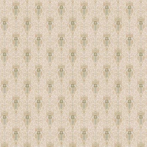 Lim & Handtryck - Wien - Grön/Guld x128-54