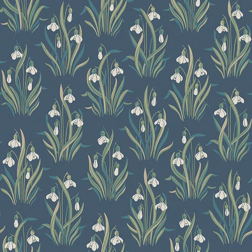 Boråstapeter - Snödroppe