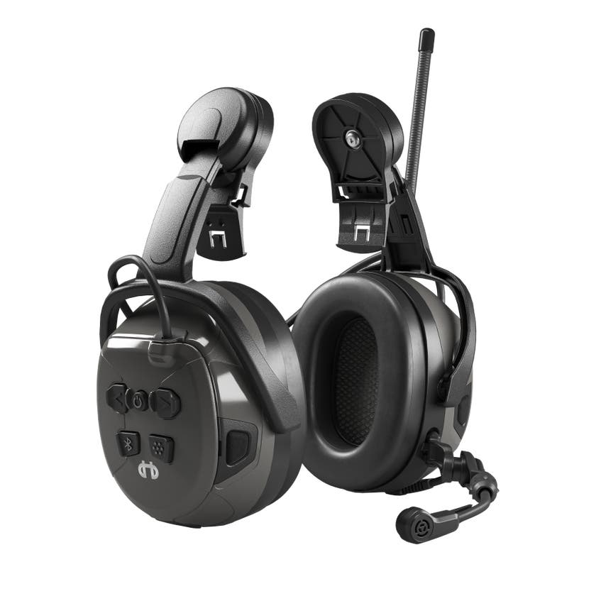 Hörselkåpa Hellberg Synergy DR - Hjälmmonterad