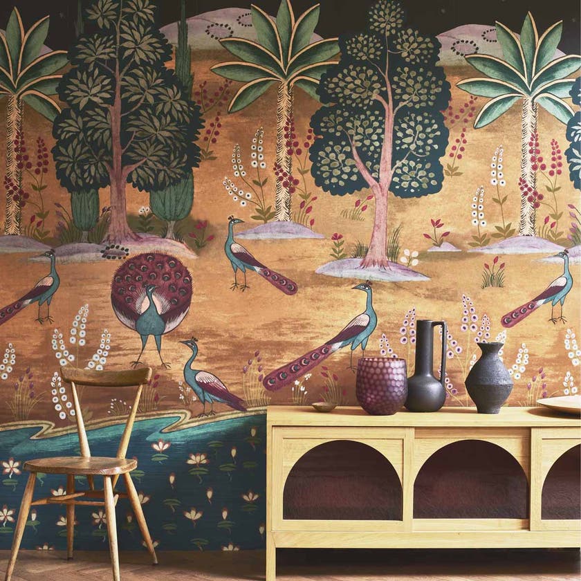 Carma - Garland of Ragini Mural n V&A Decorative Papers 2