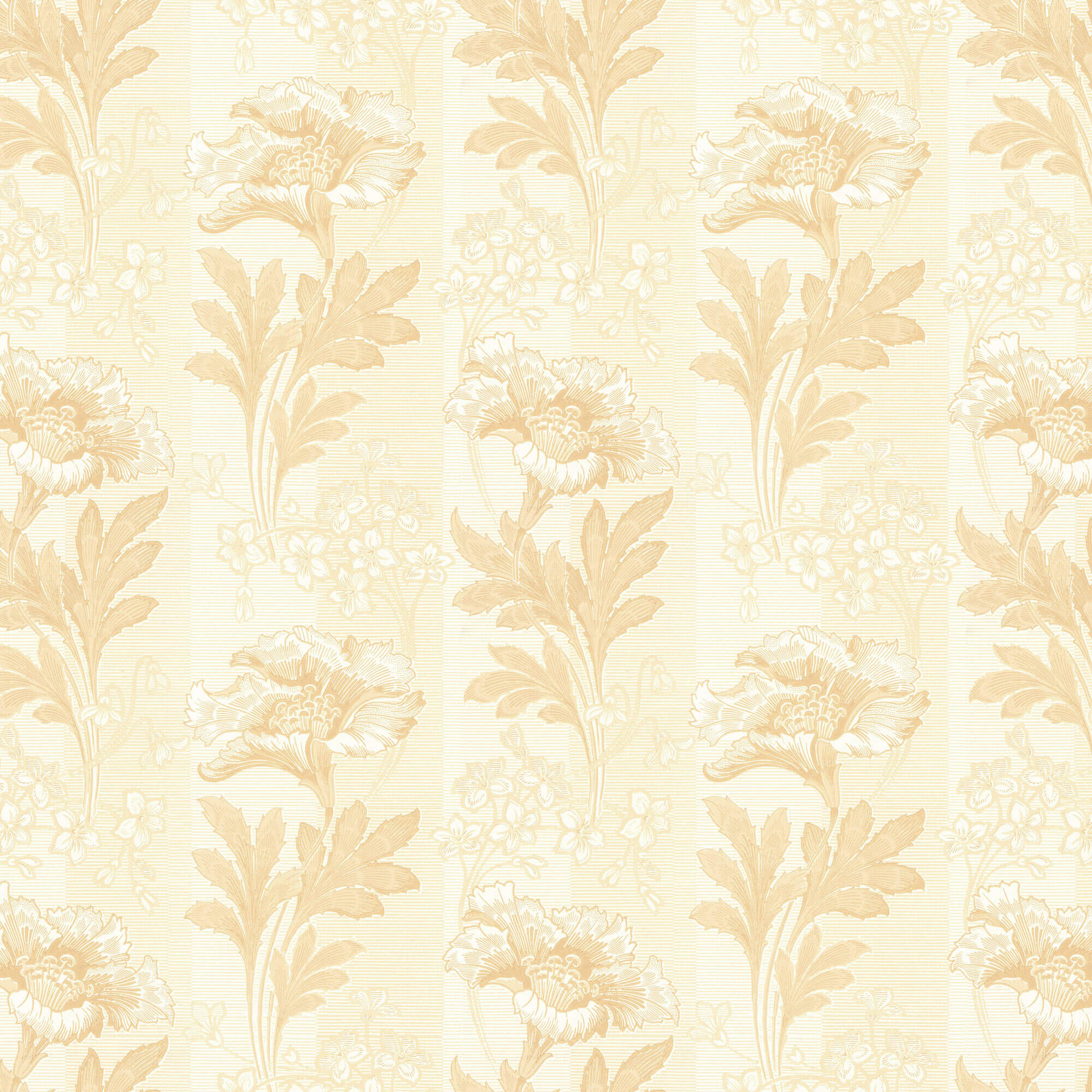 Lim & Handtryck - Solviken - Vit/Gul K35-51