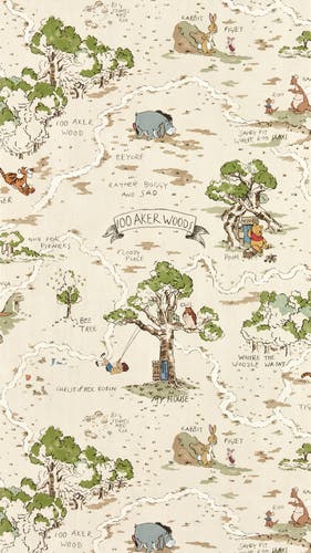 Sanderson - Hundred Acre Wood Cashew Disney Home X Sanderson W