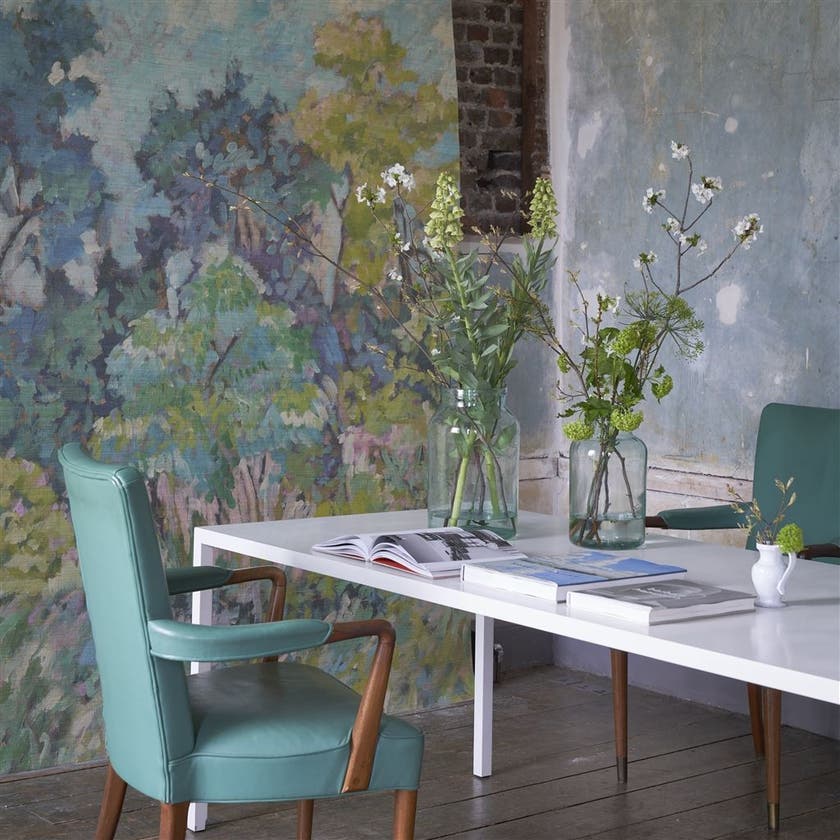 Designers Guild - Foret Impressionniste Gra Scenes And Murals III