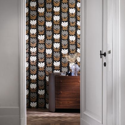 Casamance - Dauphine Noir/Doré Square Jasmin