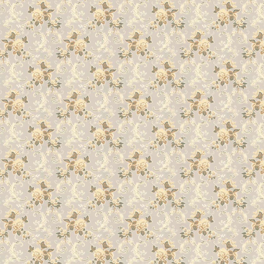 Lim & Handtryck - Hovdala Blomma - Vit/Gul K39-51