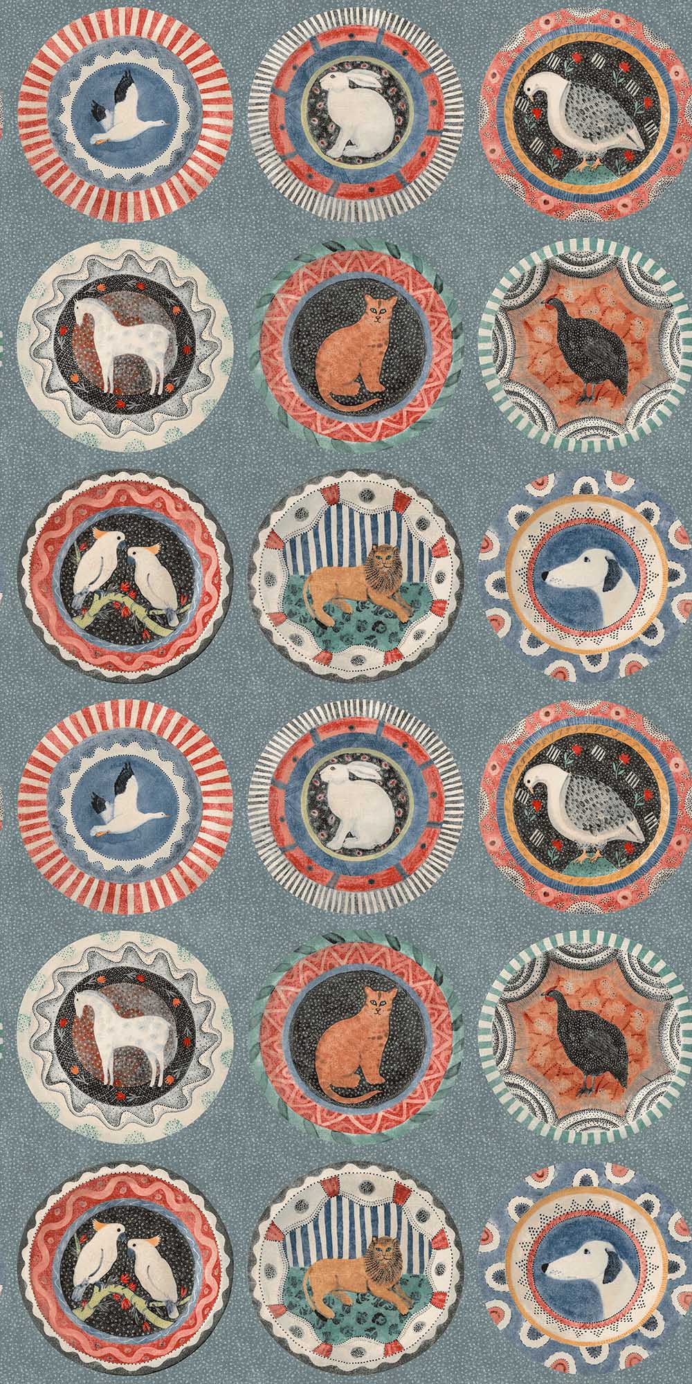 GP&J Baker - Baker X Kit Kemp Robina's Dinner Party Teal BW45126.5.0