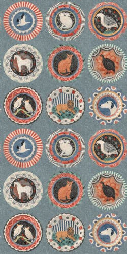 GP&J Baker - Baker X Kit Kemp Robina's Dinner Party Teal BW45126.5.0