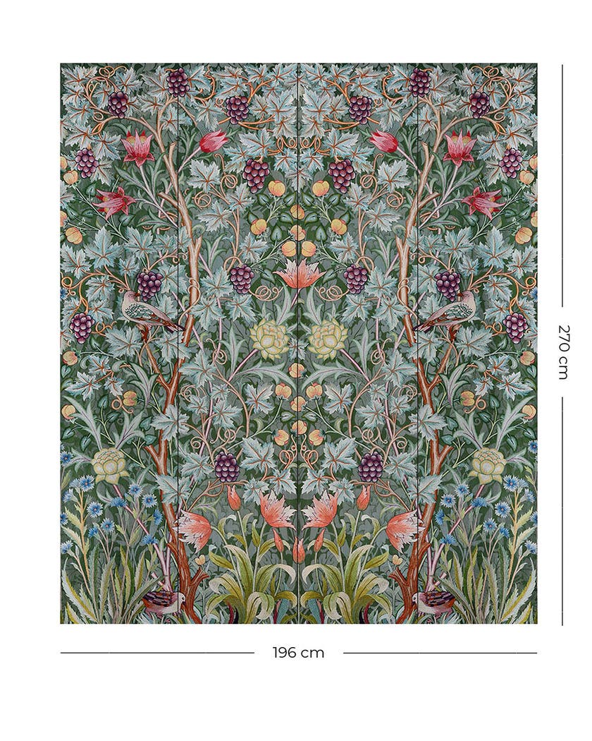 Midbec Tapeter - Vine Embroidery