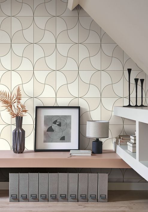 Casadeco - Virevolte Gris Plume Alchimie Cad