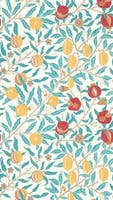 Fruit Green Indigo/Madder Simply Morris Wallpapers