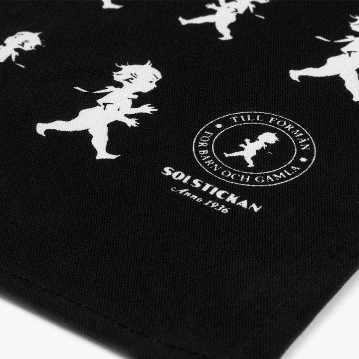 Kökshandduk 50x70 cm Svart/Vit