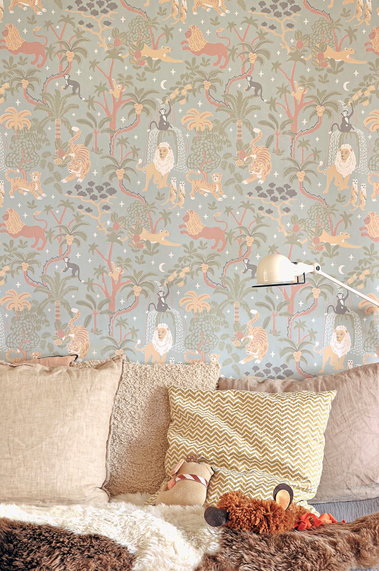 Majvillan - Jungle Glow Tropical Blue