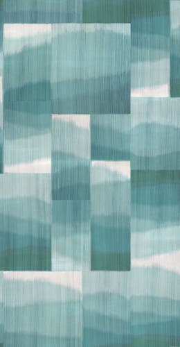 Osborne & Little - Kirigami Kanoko Kirigami Teal.