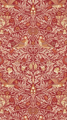 Morris & Co - Bird Madder/Weld Emery Walker`s House Wall