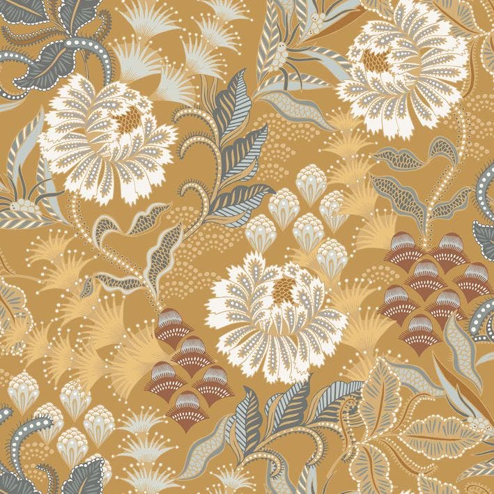 Casadeco - Bloomsbury Jaune Curry Derby