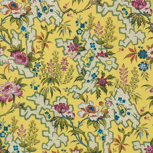 Carma - Kilburn's Maze yellow V&A Decorative Papers 2