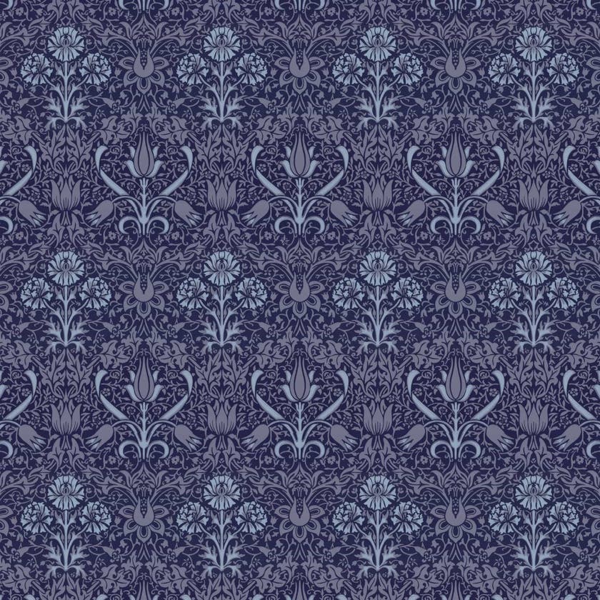 Lim & Handtryck - Florian - Mörkblå/Blå x102-44