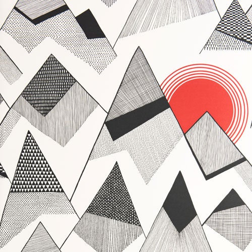 Midbec Tapeter - Mountains Sunset