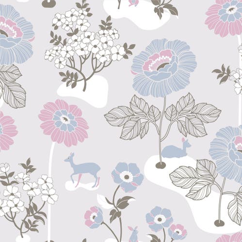 Duro - Blomsteräng, Ljusgrå Duro 1900