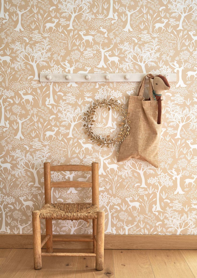 Casadeco - Poetic Forest Beige Camel Once Upon A Time