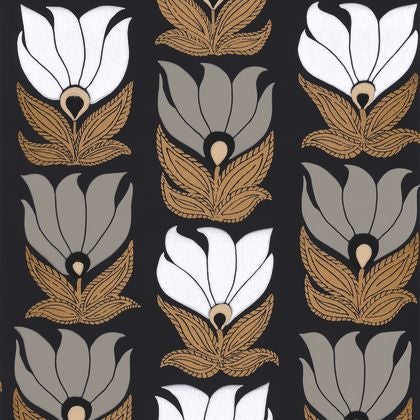 Casamance - Dauphine Noir/Doré Square Jasmin