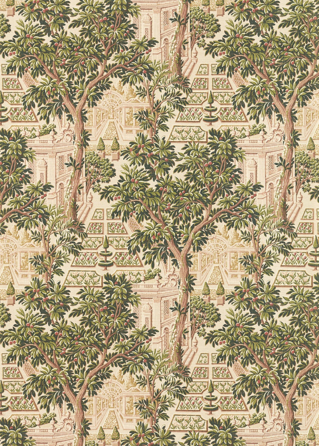 Zoffany - Italian Garden Tuscan Pin Arcadian Thames Wallpaper