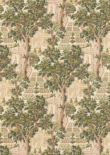 Zoffany - Italian Garden Tuscan Pin Arcadian Thames Wallpaper