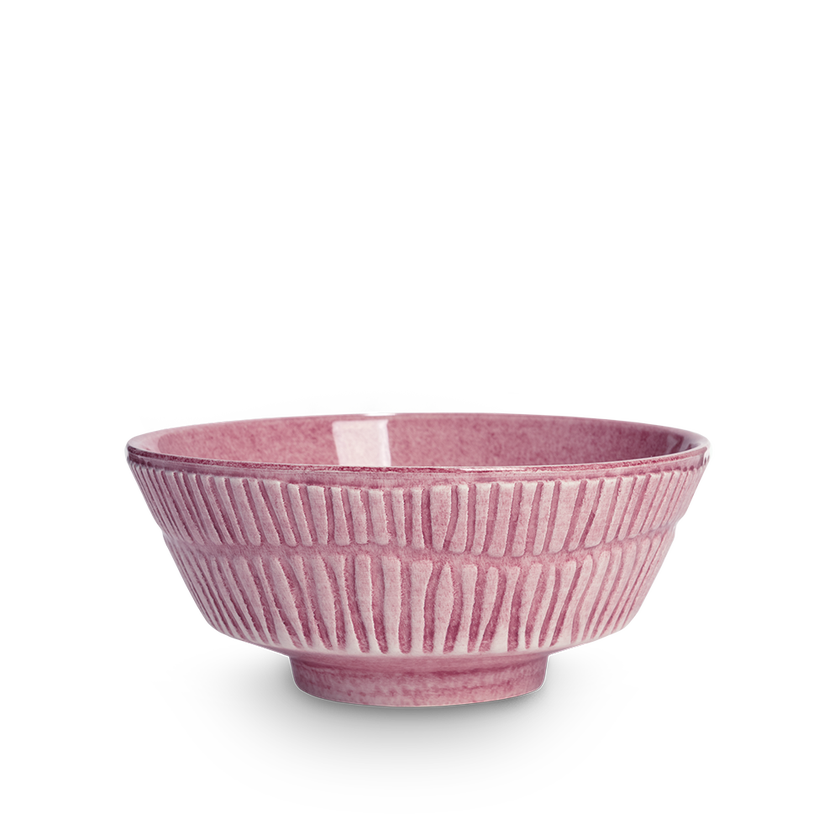 Stripes Skål 15 cm Rosa