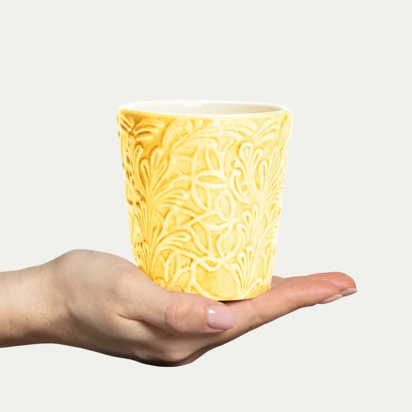 Lace Mugg 30 cl Gul