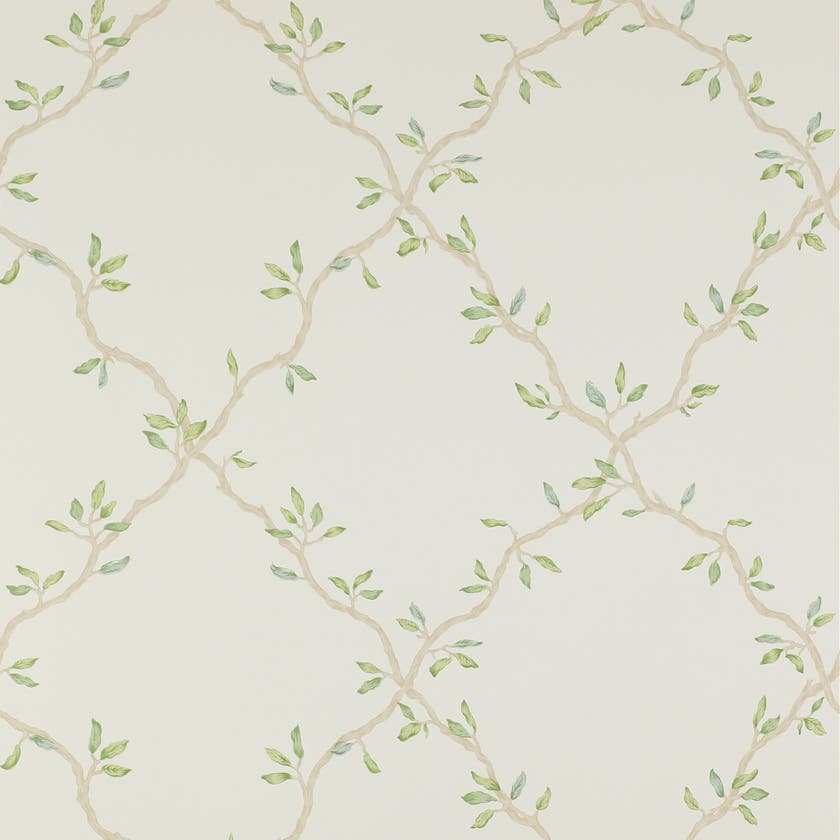Colefax and Fowler - Leaf Trellis Ivory/Green