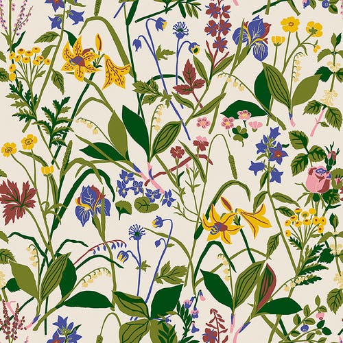 Boråstapeter - Gocken Jobs Ros Och Lilja