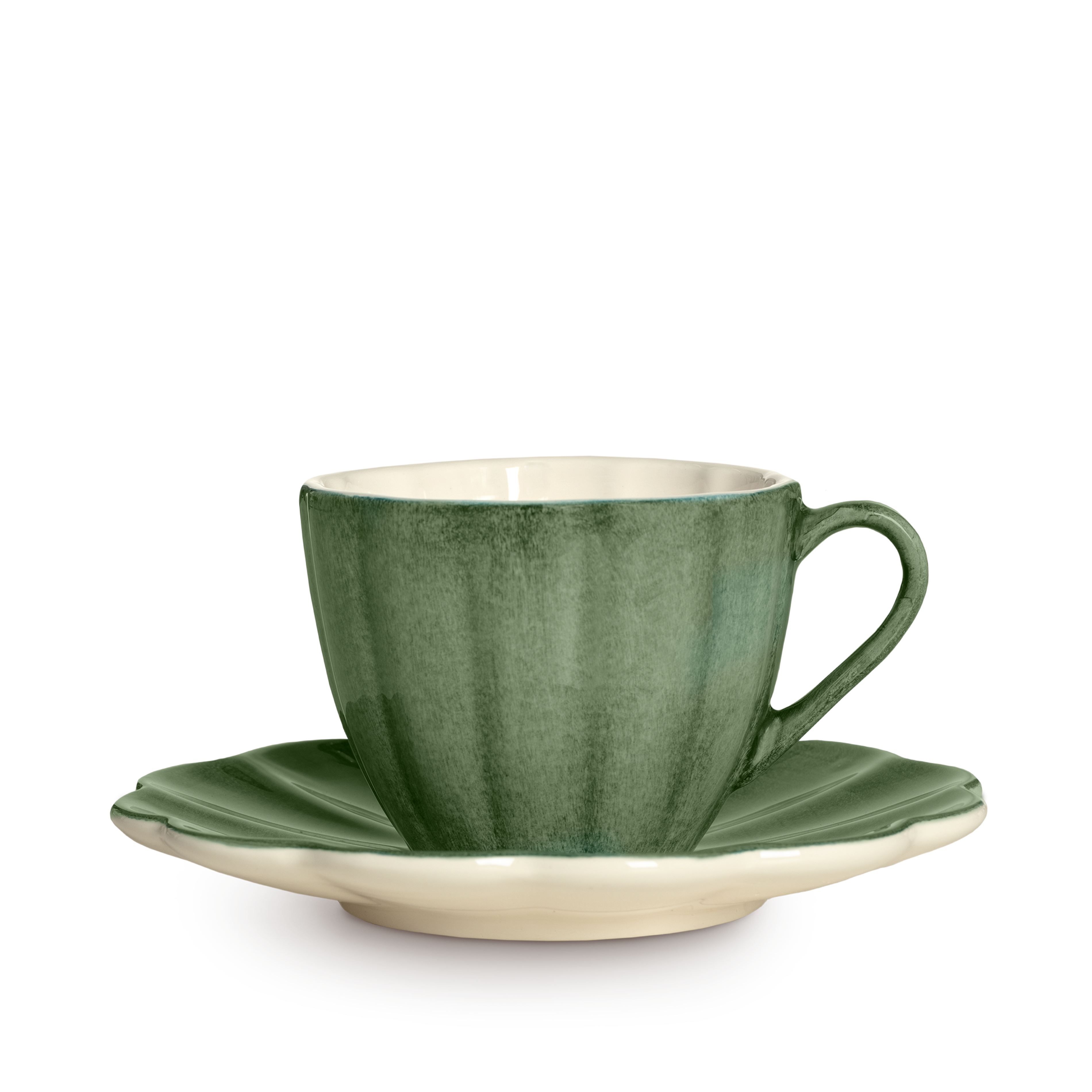 Oyster Kopp med fat 25 cl Forest Green