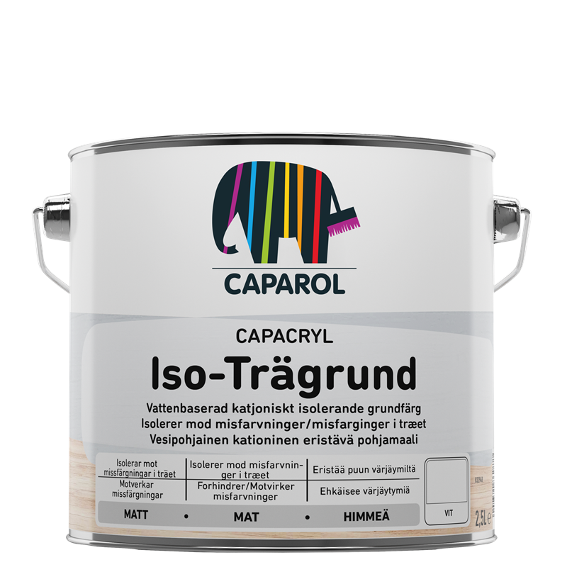 ISO-Trägrund 2.5 L Vit
