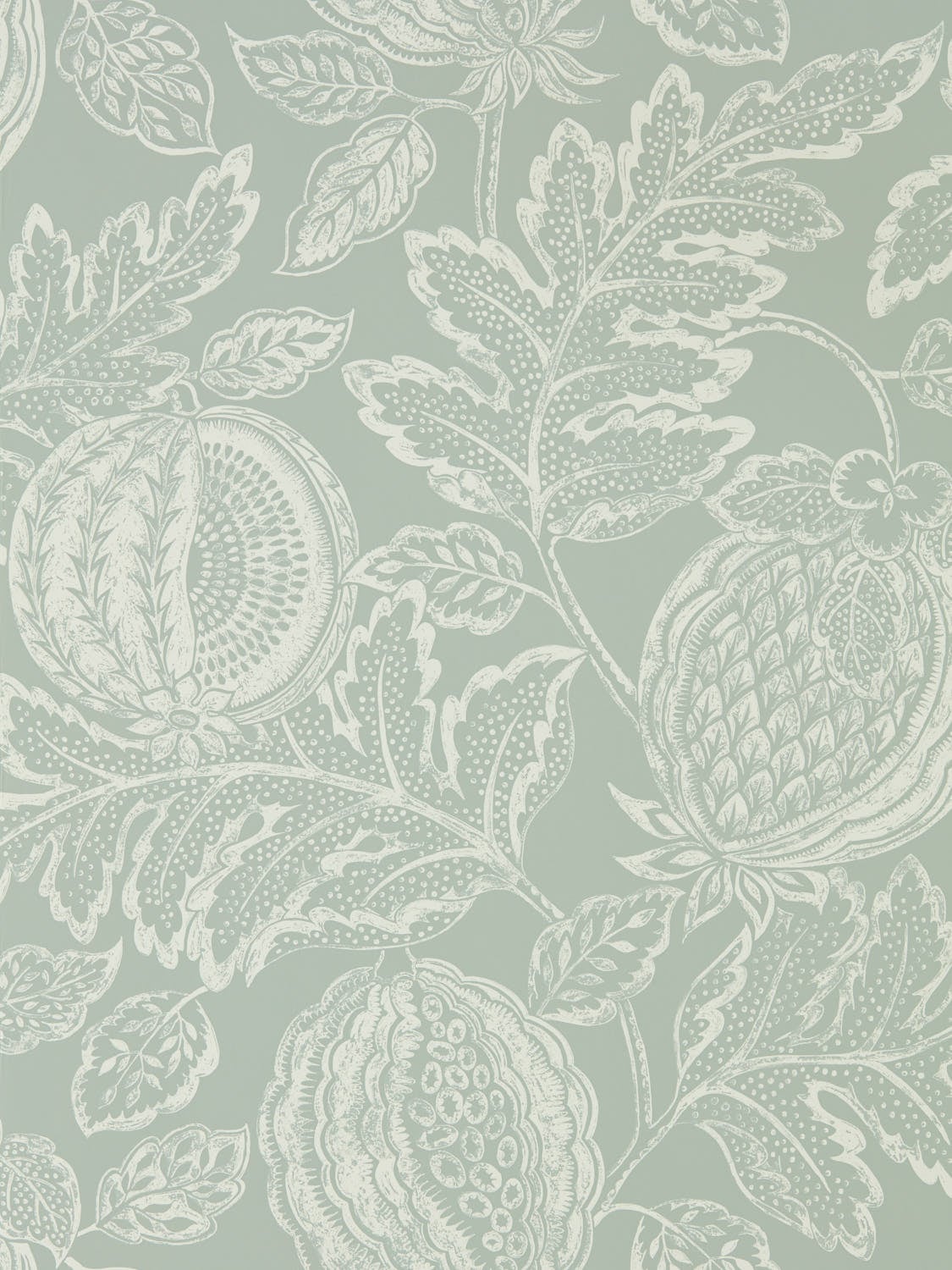 Sanderson - Cantaloupe English Grey Caspian Wallpapers