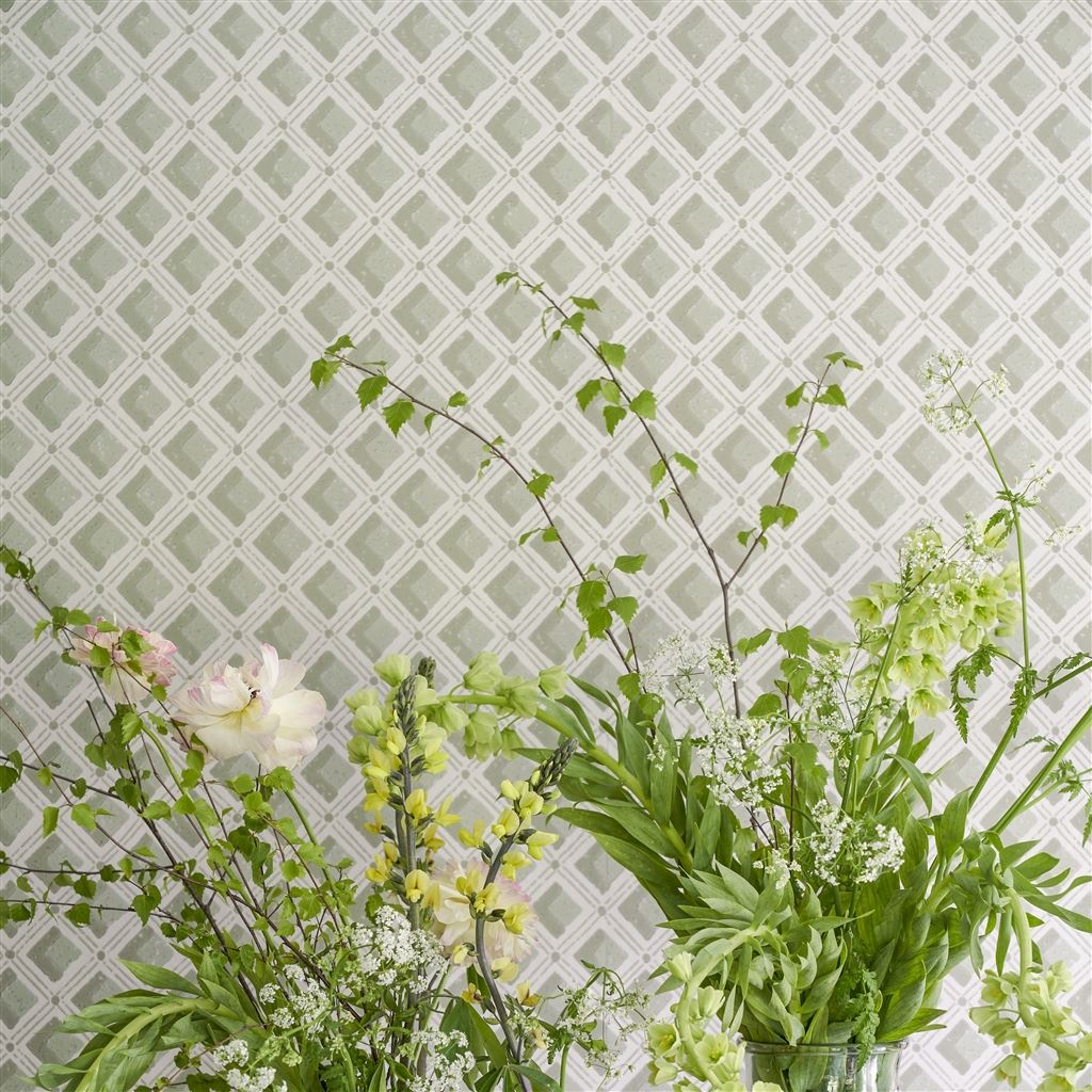 Designers Guild - Amsee Geometric Heritage Wallpaper