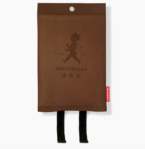 Brandfilt Mörkt läder