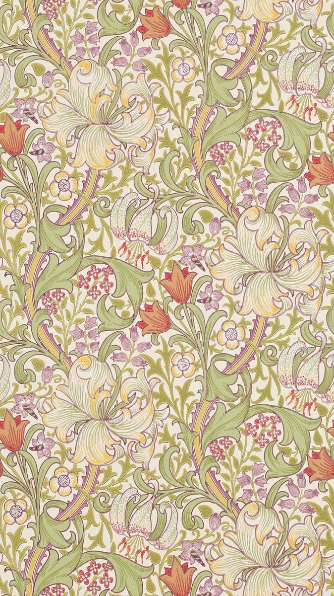 Morris & Co - Golden Lily Olive/Russet Morris 160th Anniversary