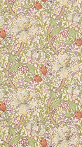 Morris & Co - Golden Lily Olive/Russet Morris 160th Anniversary