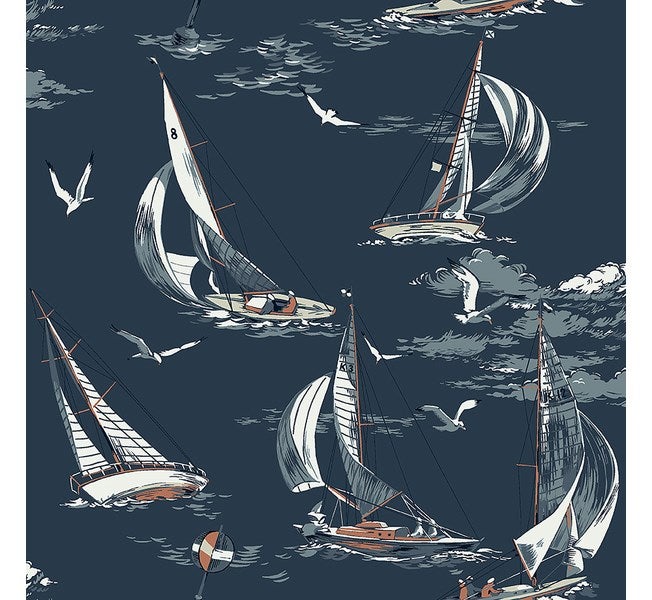 Boråstapeter - Sailboats - Marstrand II