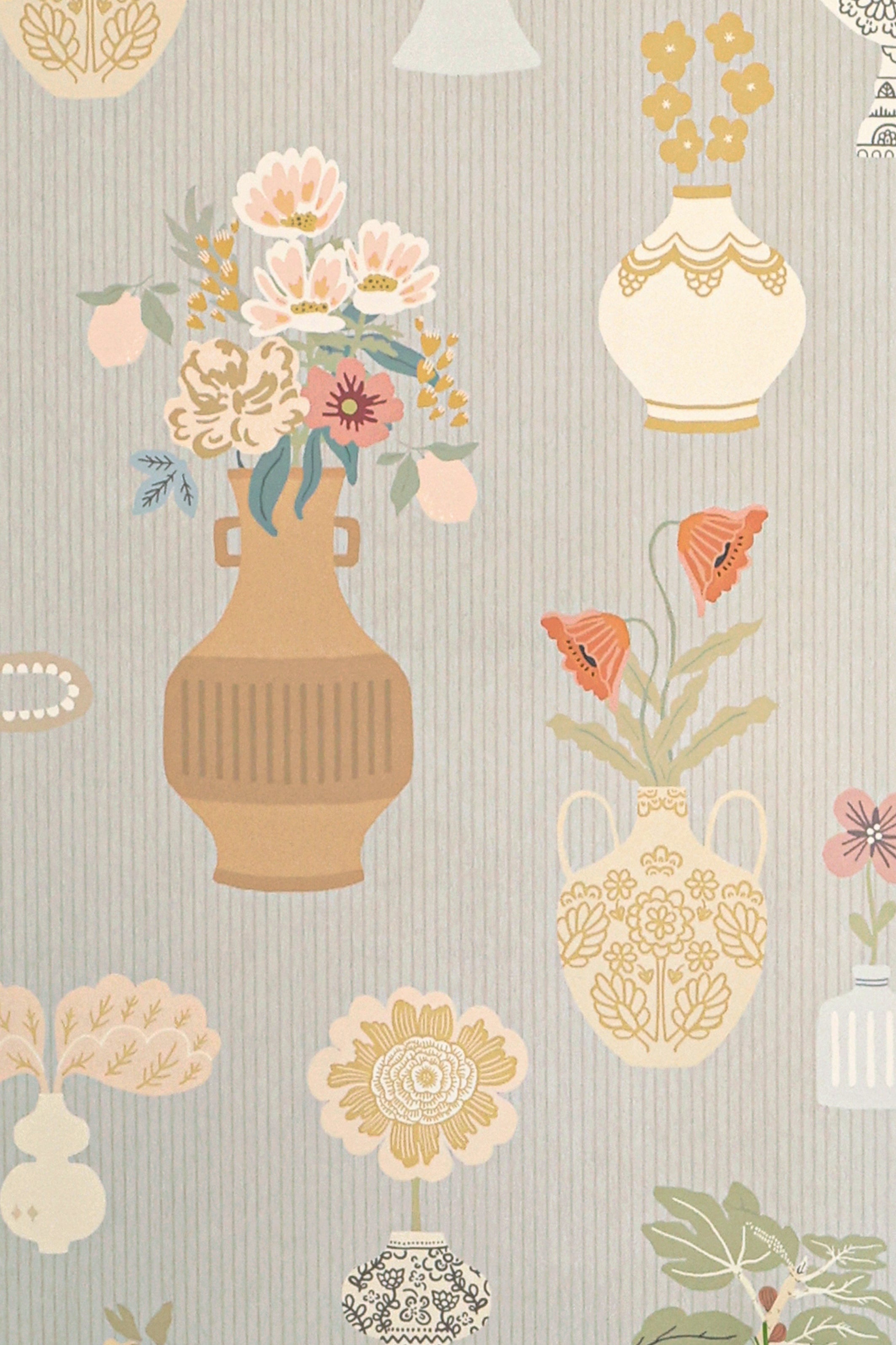 Majvillan - Floral Daiquiri XL Morning Haze blue