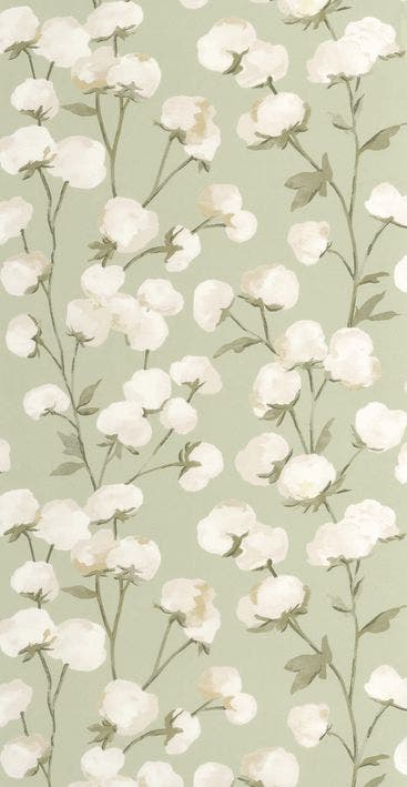 Casadeco - Cotton Flower Vert Mousse Soliflore