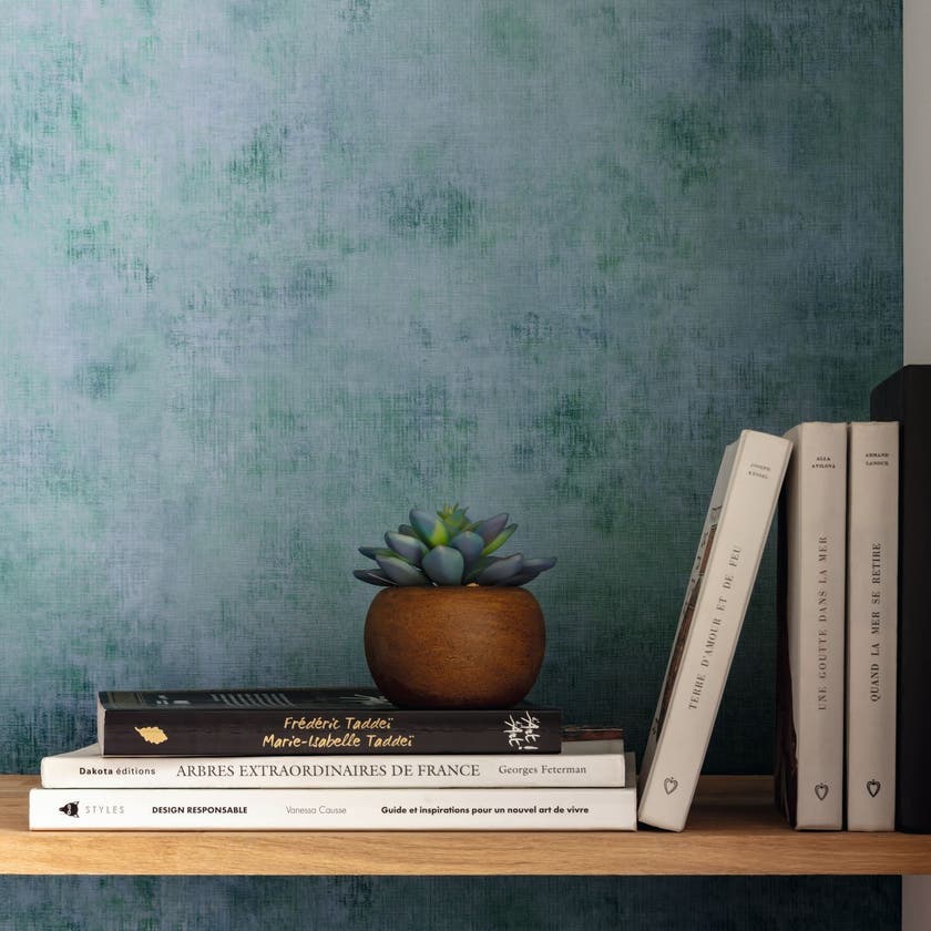 Caselio - Telas 2 Uni Vert Bleu Telas 2